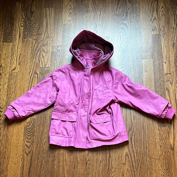 Petite Bateau Hooded Kids Rain Jacket